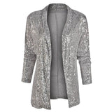 2025 New Sleeve Long Sleeve Temperament Long-Sleeved Small Suit Collar Solid Color Coat