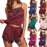 Stylish And Comfortable Lace Lace Pajamas Set