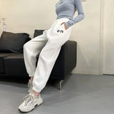 Three-Dimensional Sports Pants Women's Korean Version Of Loose Giose Feet Spring And Autumn Trend Wearing Casual Women's