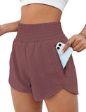 Women's Sports Shorts Quick-Dry Loose Leisure High-Waist Side Zipper Fitness Yoga Three-Point Shorts-Outfit