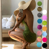 Explosion Women's Vacation Swimwear Sexy Bag With Naked Back Sling Sweater Knitted