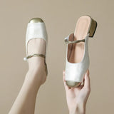 Toloer Half Slippers Female Summer Wear 2024 New Chinese Style Fairy Thick With A Word With A Cool