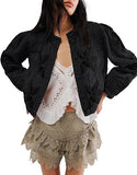 Autumn And Winter 2024 Hot Style Quilted Embroidery, Good Quality Washing Cotton, Maple Leaf Cloth Embroidery, Women's Cotton Jacket-Outfit