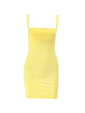 Y2K Bodycon Slip Mini Dress-Outfit