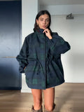Set Color Collar Rope Waist Jacket Jacket 2025 Autumn Women's