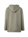 Vintage Star Patch Baggy Zip Up Hoodie-Outfit