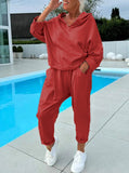 Women's Solid Color Hooded Sweatshirts In The Fall Of