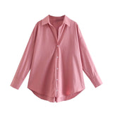 Street Fashion New Women's Clothing City Autumn Multi-Color V-Neck Casual