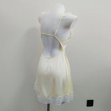Sexy Ice Silk Pajamas Women In Spring And Summer 2025 Pure Lust Wind Trench Ribbon Tector Sonar