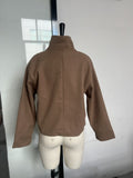Spring And Autumn New Temperament Trend Collar Buckle Jacket Short