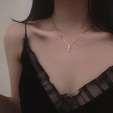 Square Shell Necklace-Outfit