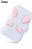 Cartoon Rabbit Card Case Business Card Holder Women Credit Passport Card Bag ID Passport Card Wallet 2023 Pink