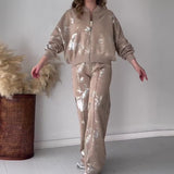 Summer New Fashion Sleek Print Zipper Leisure Jacket Two
