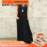 Long Dress 2021 Summer Women Strap Beach Dress Casual Irregular Oversized Loose Floor Dress Beach Travel