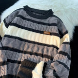 Design Round Collar Hooded Long-Sleeved Sweater Women's Autumn And Winter Wear Loose Sweet Knitted Bottom