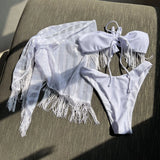 2022 New Cassin Braging Slings Three-Piece Swimsuit