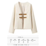 Women's Clothing 2025 Spring New Fashion V-Neck PU Leather Tripling With Soft