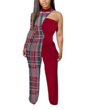 Independent Station New Fashion Printed One-Sleeved One-Sleeved Women's Trousers From Stock-Outfit