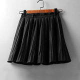 Ruffles Layered Elasticity Waist Mini Skirt-Outfit
