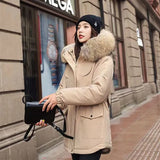 New Coat Female Winter Dress Short Down Cotton Clothing Large Size Korean Student Sent To Overcome The Thin And Thick Loose Cotton-Padded Jacket-Outfit