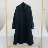 2020 Winter Korean Fashion High End Double Sided Lacing Belt Cashmere Long Jacket Loose Plus Size Wool Coat Women