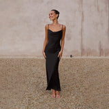 Women's Clothing 2026 Spring And Summer New Slings Deep V-Collar To The City Fashion Solid Color