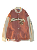Vintage Embroidery Varsity Jacket-Outfit