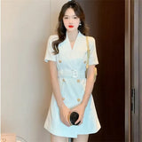 Spring New Large-Size Fashion Temperament Professional Suit Thin Top Dress Korean Version Of Autumn Suit Coat