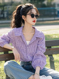 Toloer Collar Print Shirt 2025 Spring Burst Small Shirt Women Reduce The Age Of The French Unique Beauty Small