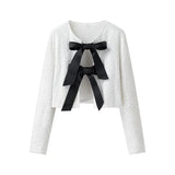 2025 New Women's Street Fashion Butterfly Squint Long-Sleeved