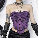 Spring New Sexy Hot Girl Blouse Temperament Slim Hanging Neck Flocking Sling With Chest Vest Girl-Outfit