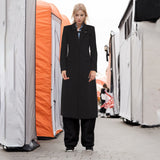 Toloer Design Simple Coat 2024 Spring New Fashion Temperament Commuter Wind Slim Show Thin Windbreaker Girl-Outfit