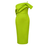 New Solid Color Sexy Suspension Dress Hierarchal Party Dress
