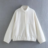 2023 New 15 Color Loose Casual Coat Street Y2K Vertical Collar Dark Button Coat Female B88420-Outfit