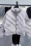 And Winter New Twill Quilt Cotton Jacket Jacket With Long Sleeves To Keep
