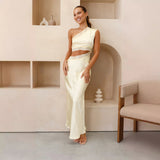 Sexy Dress Holiday Dress Pure Color Print With Skirt Dress Summer Women's Sense Women's