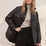 Spring Turn Down Collar Parkas Women Fashion Tie Belt Coats Women Elegant Single Breasted Cotton Jackets Female