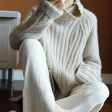 Autumn Winter sweater women turtleneck cashmere sweater knitted pullover women sweter fashion sweaters new Loose Plus Size