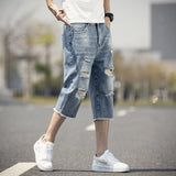 Shorts Men's Summer Thin Loose Hole Trend 2025 New Casual Trend
