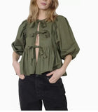 Women's Clothing New Fashion Loose Long-Sleeved Plaid Love With Shirt