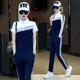 Women's tracksuit set pant suits two piece set women vetement femme 2022 Summer 2 piece set clothing women korean
