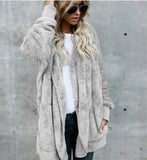 Free shipping Large size S-5XL New Winter 2021 Faux Fur Bear Coat Jacket