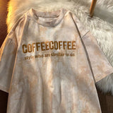 Toloer Top Embroidered Letters Lovers Girlfriends Short-Sleeved T-Shirt Female 2023 Summer Loose Student Top Women's