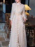 Temperament Elegant Dress Suit Women 2025 Spring And Summer New Round-Neck Dress + Jacket Suit Women Two