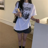 Toloer Short-Sleeved T-Shirt Women 2023 New Summer Loose Design Sense BF Wind Couples Wear Clothes Ins