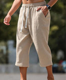 Men's Summer Cotton Slack Seven-Point