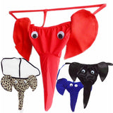 Men's Sex Underwear Elephant T-Tong Trousers Cartoon Sexy T-Pants Sex T-Tong Trousers Elephant