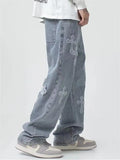 men's vintage jeans with cross