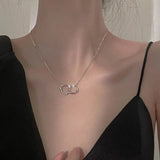 Square Shell Necklace-Outfit