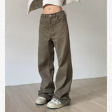 Vintage Washed Mid Rise Boyfriend Jeans-Outfit